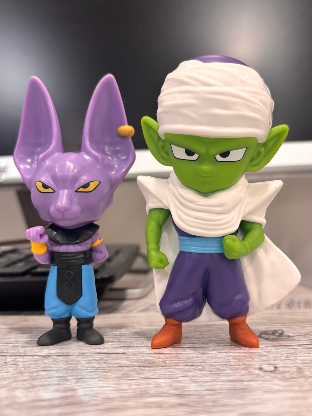 Limited Collection Burger King Dragon Ball Z Piccolo & Beerus Action Figures